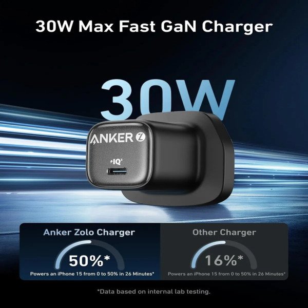 Anker Zolo Charger 30W PD 3.0 USB-C A2698K11 - Black (4)-600x600