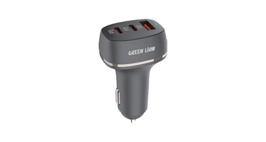 Green Lion Dual PD & QC 3.0 50W Car Charger - Black (2)
